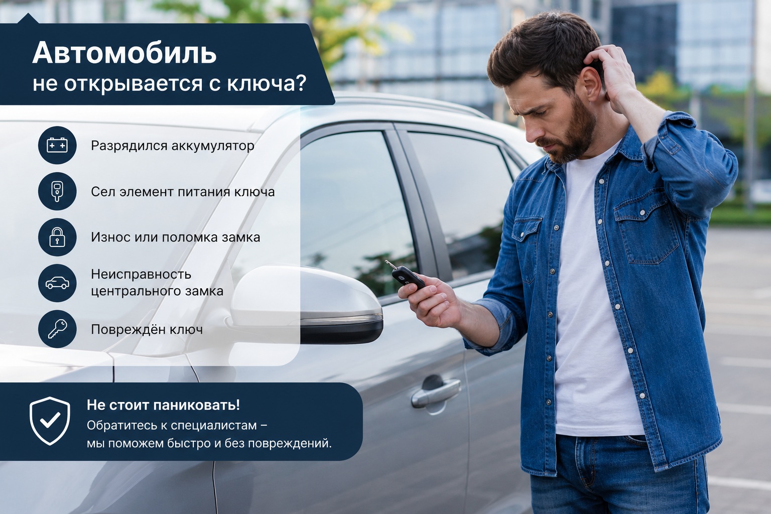 Автомобиль не открывается с ключа — что делать? | Алматы
