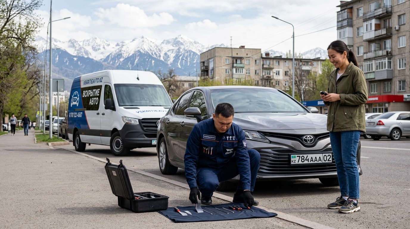 Автомобиль не открывается с брелка — вскрытие авто в Алматы